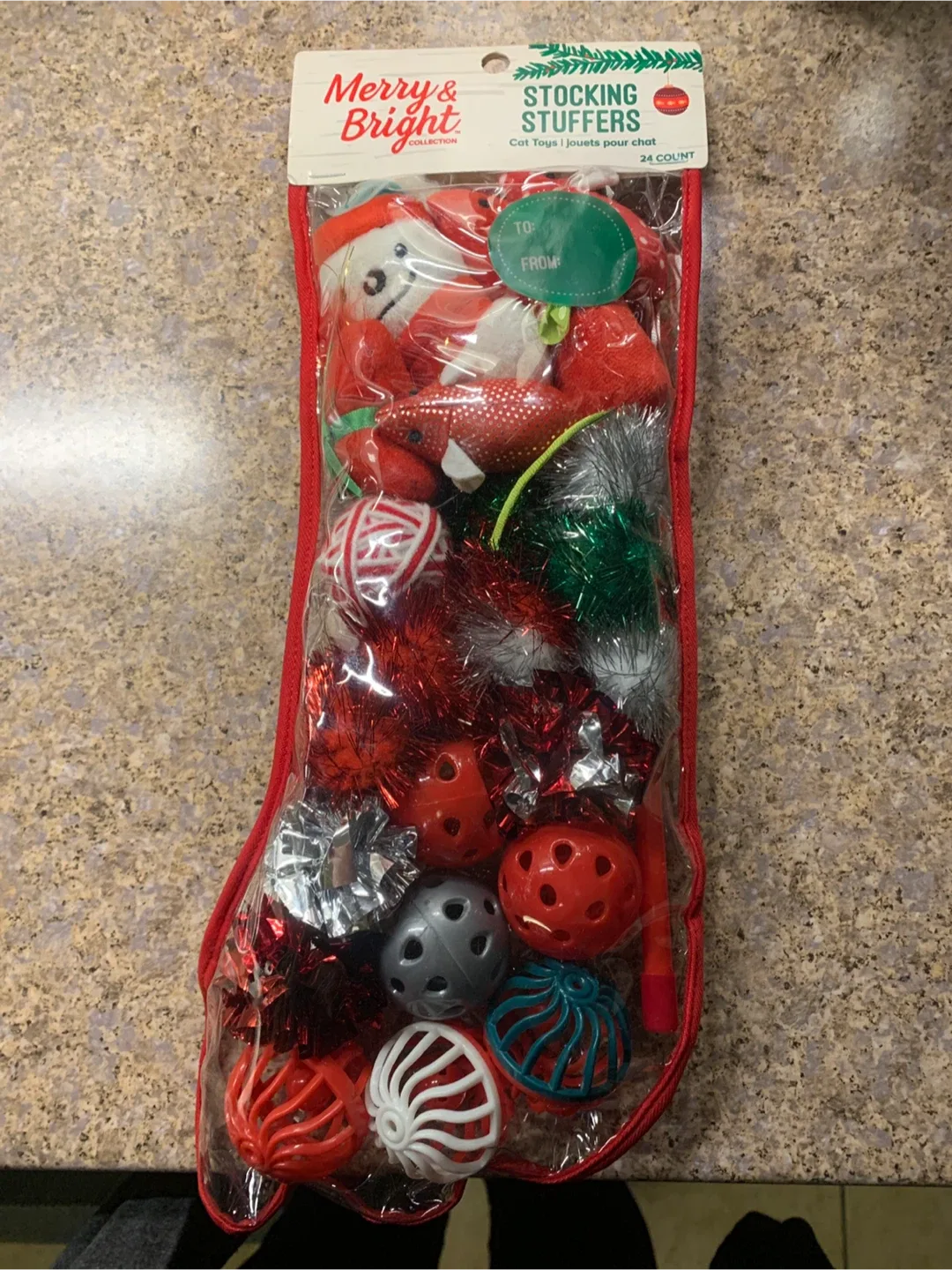 Merry & Bright Cat Toys Stocking Stuffers