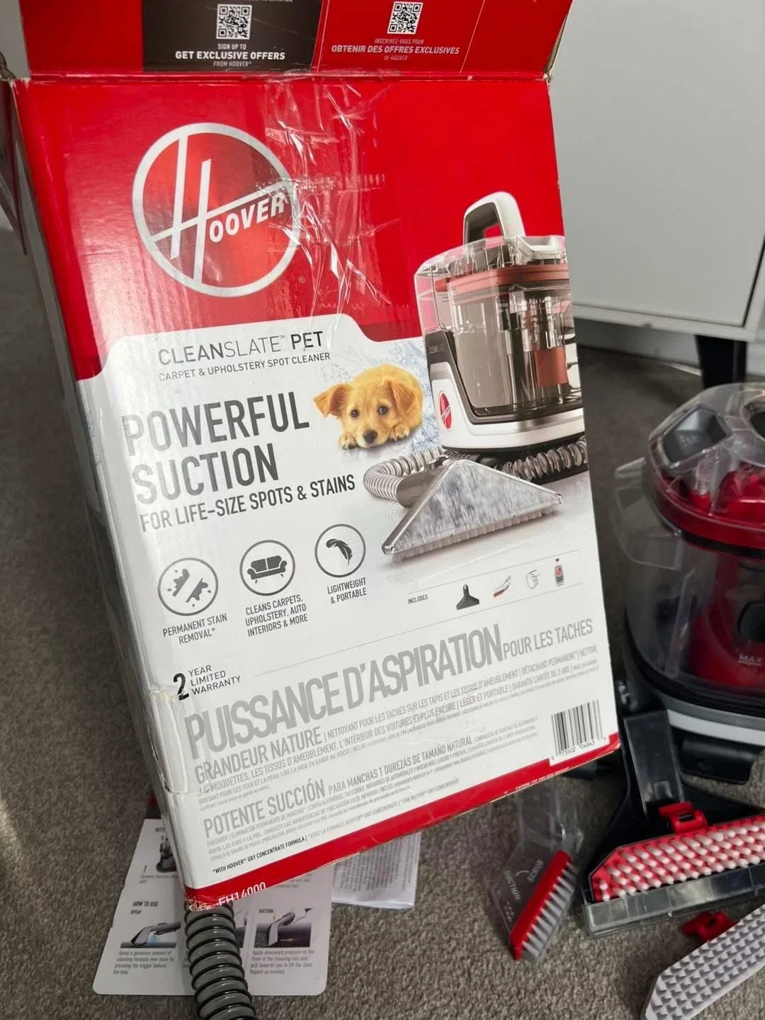 LIKE NEW Hoover Upholstery Spot Cleaner image indicator(8)