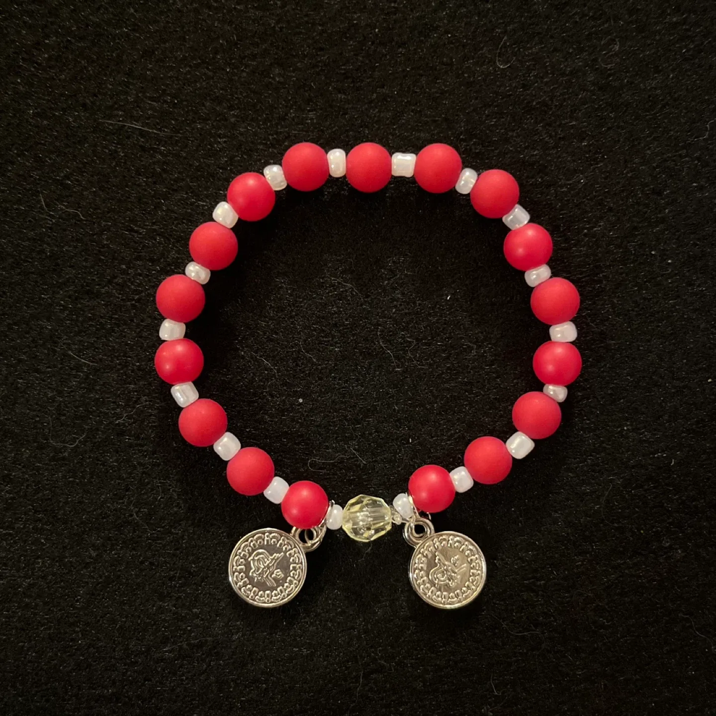 Red Bracelet with Charms thumbnail