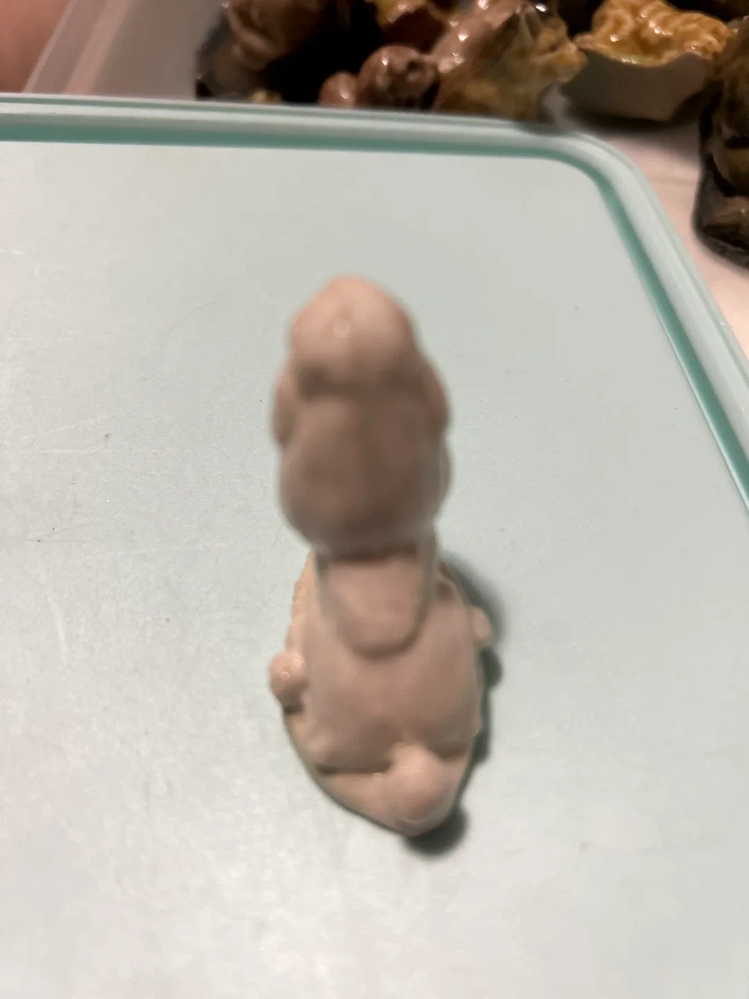 Wade Whimsies England Red Rose Tea  White French Poodle Dog image indicator(3)