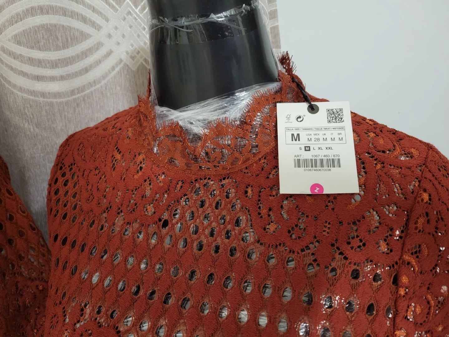2 size Zara Lace Top - photo 5