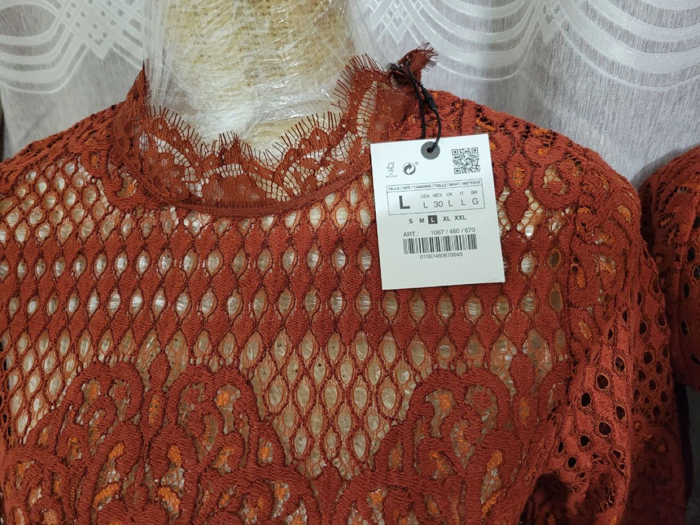 2 size Zara Lace Top - photo 4