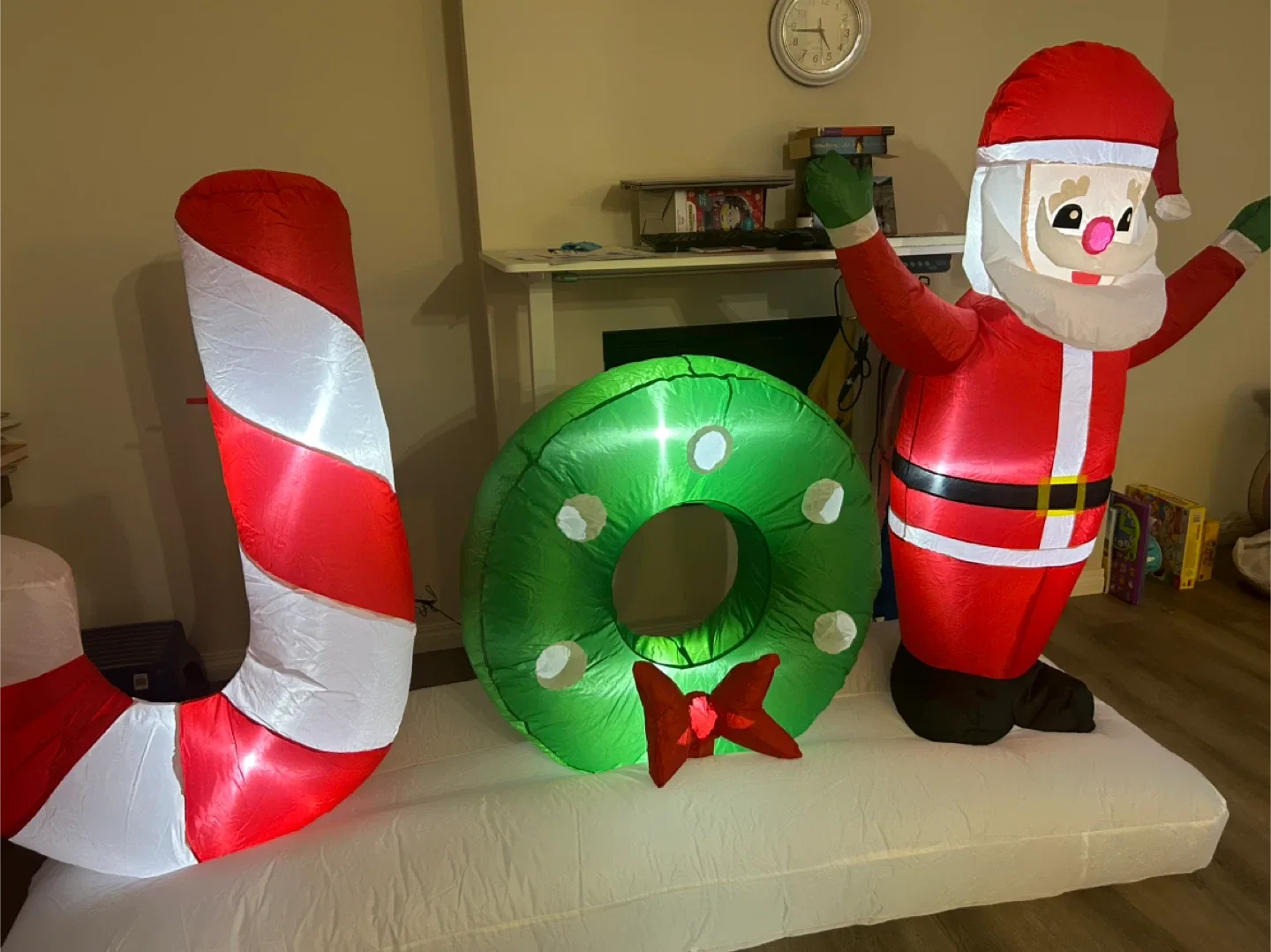 Holiday Time Christmas Inflatable Joy Sign thumbnail