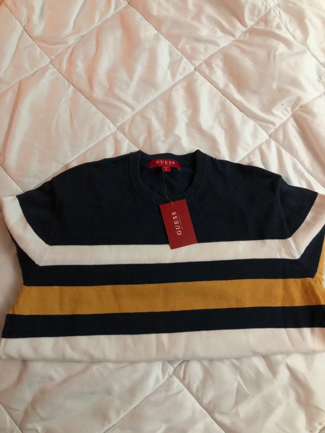 Guess Striped Sweater - Size M Youth