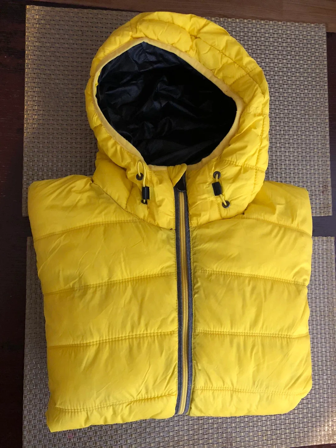 Point Zero adult Yellow Puffer Jacket - Size M image indicator(3)
