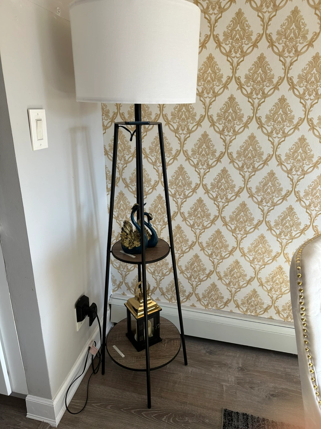 Floor Lamp with Shelves - photo 2
