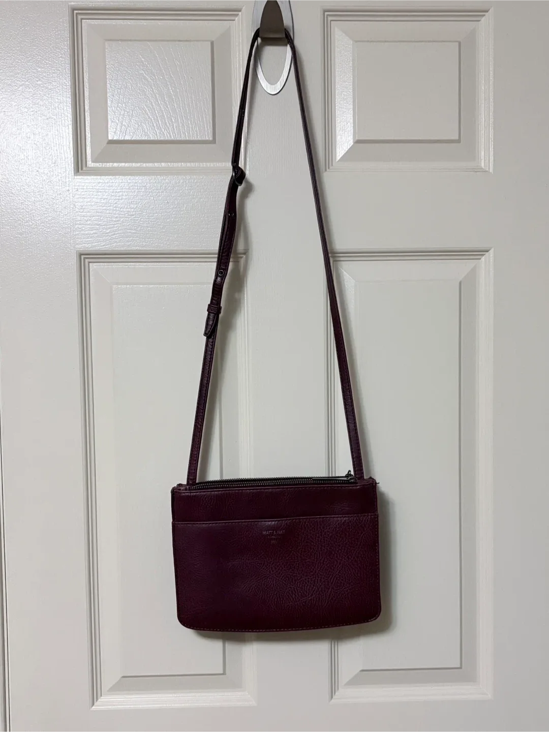 Matt & Nat Crossbody Bag - Burgundy image indicator(2)