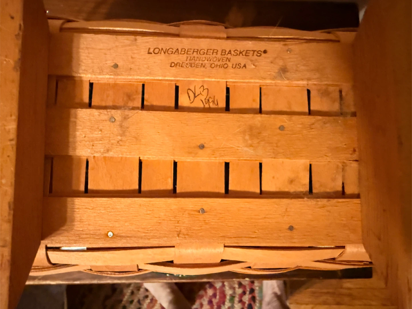 Longaberger Handwoven Basket - photo 4