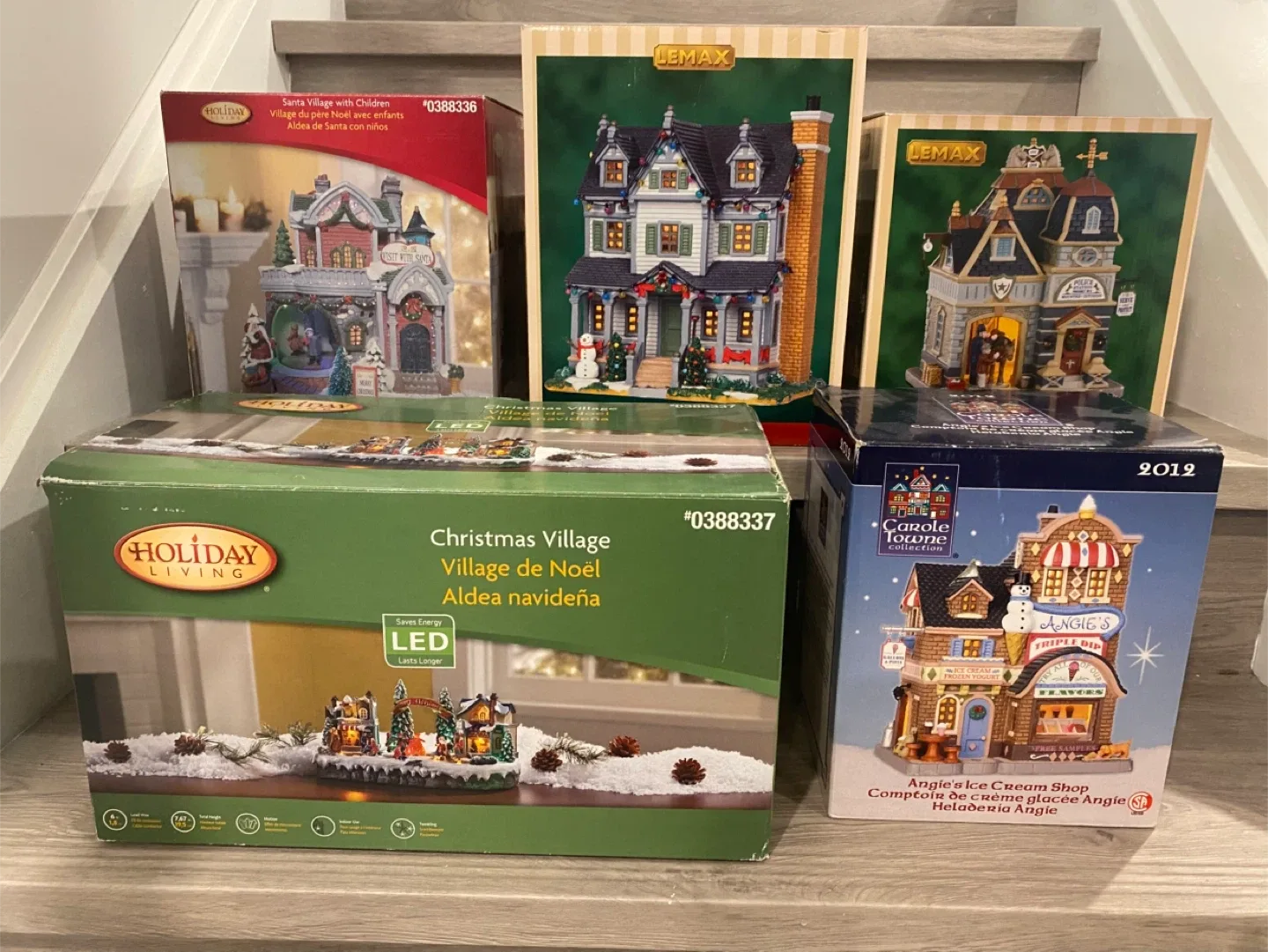 Holiday Living Christmas Village & Lemax Buildings