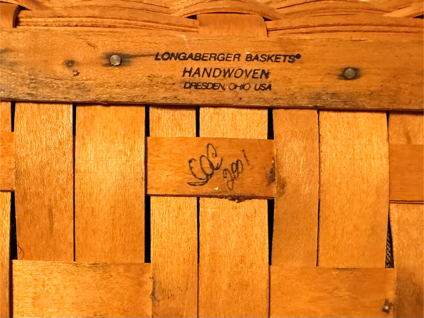 Longaberger Handwoven Basket - photo 4