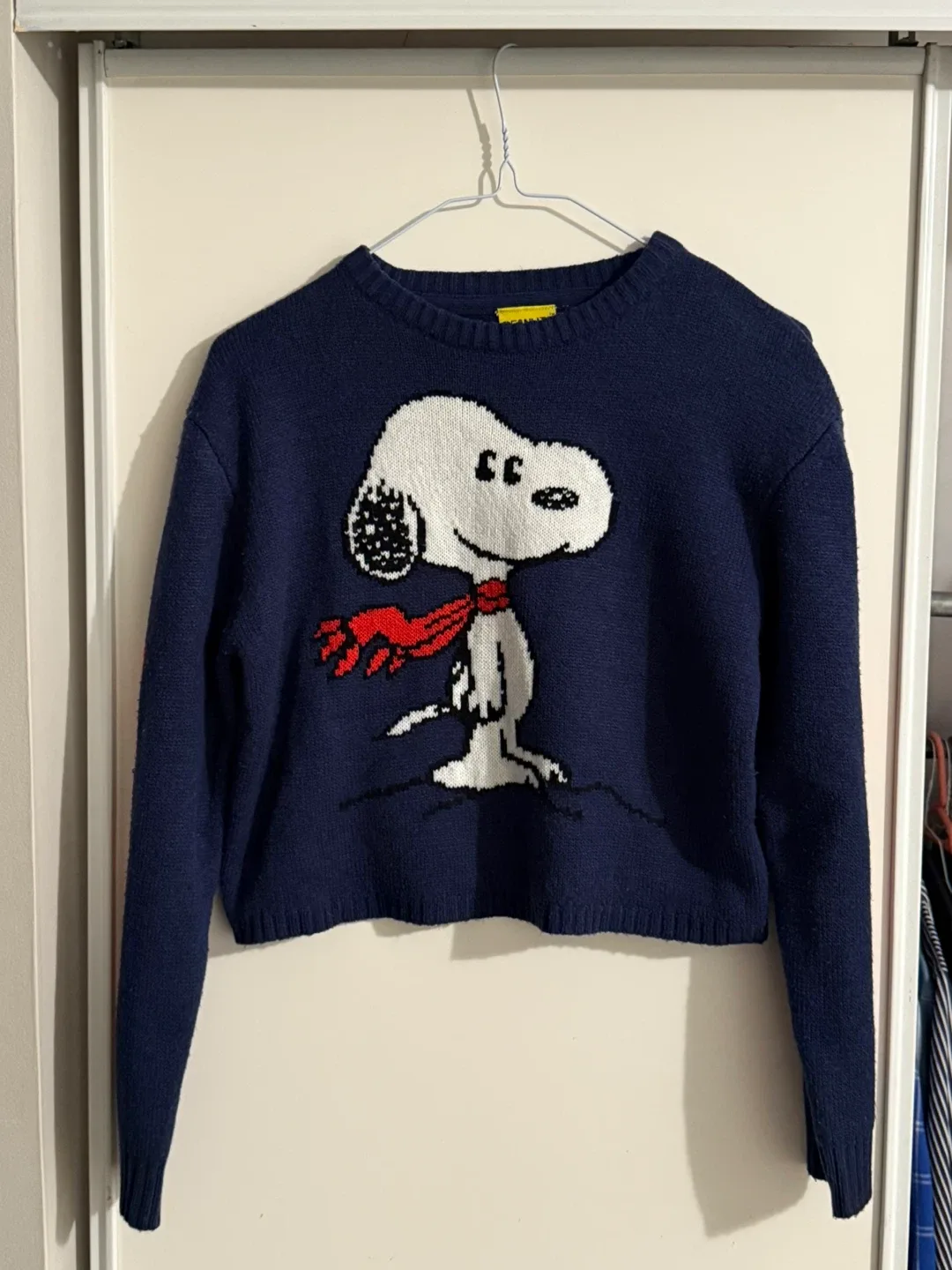 Peanuts Snoopy Navy Blue Sweater thumbnail