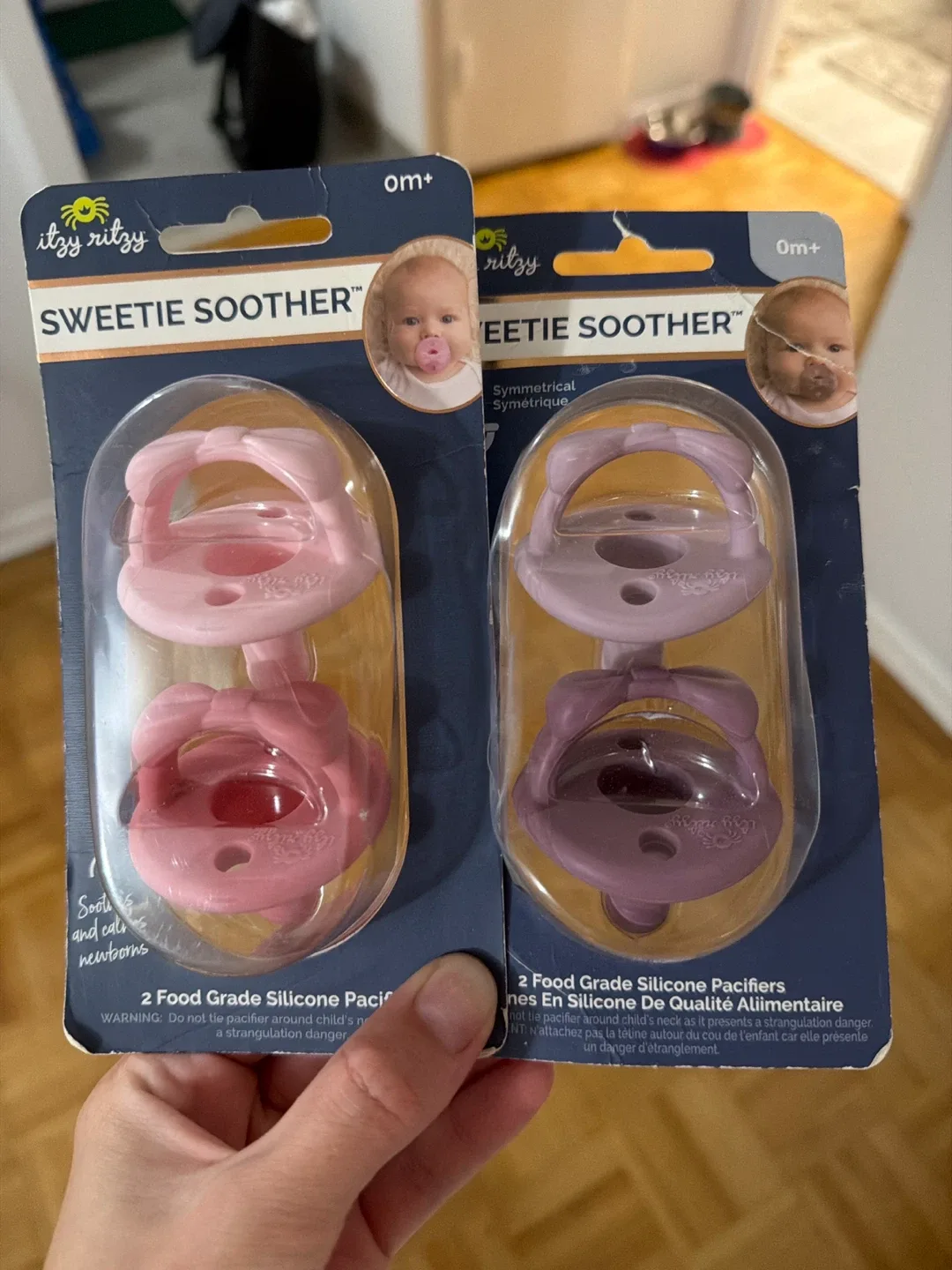 Itzy Ritzy Sweetie Soother Pacifiers (2-Pack)