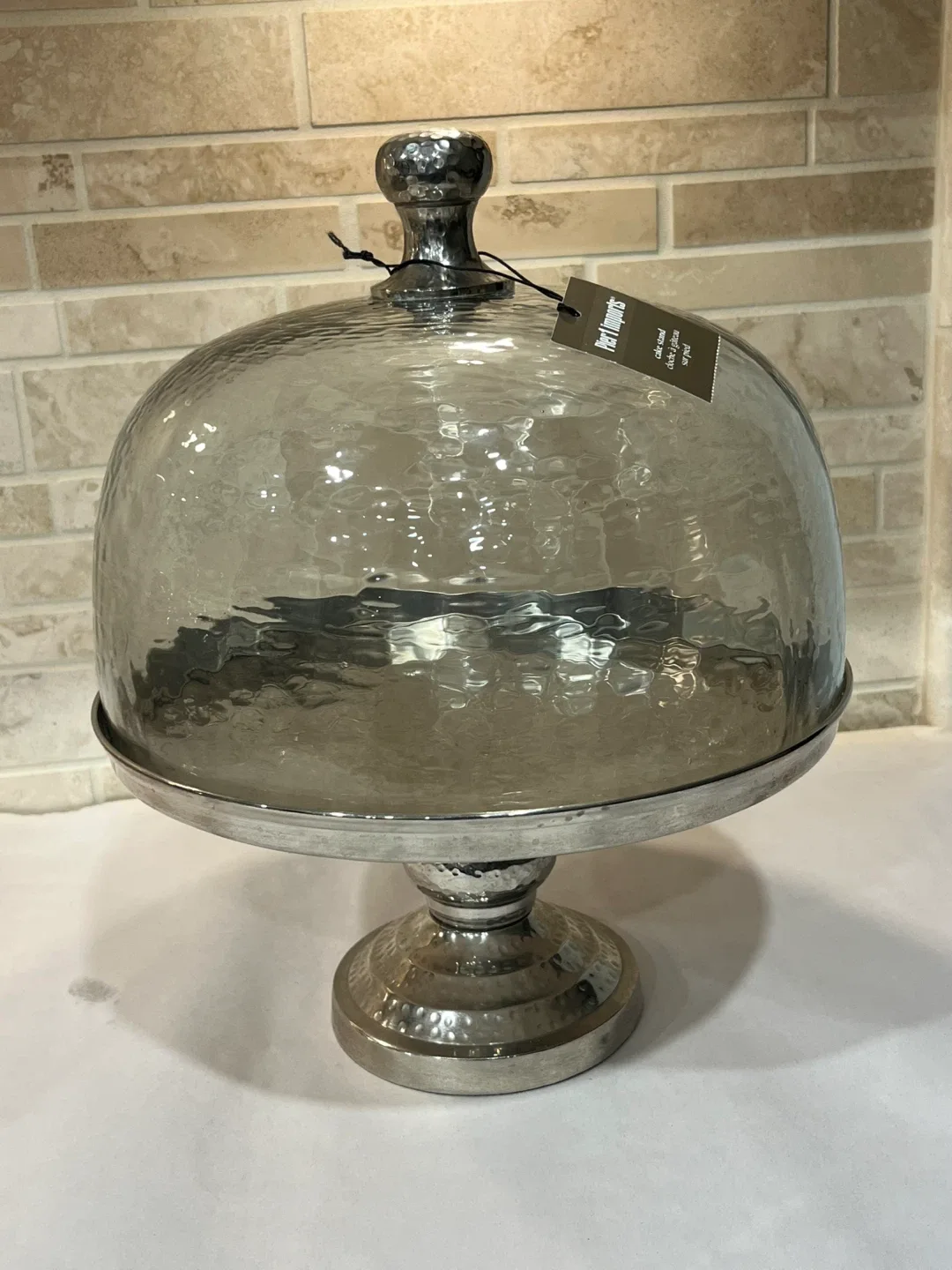 Pier 1 Cake Stand with Dome