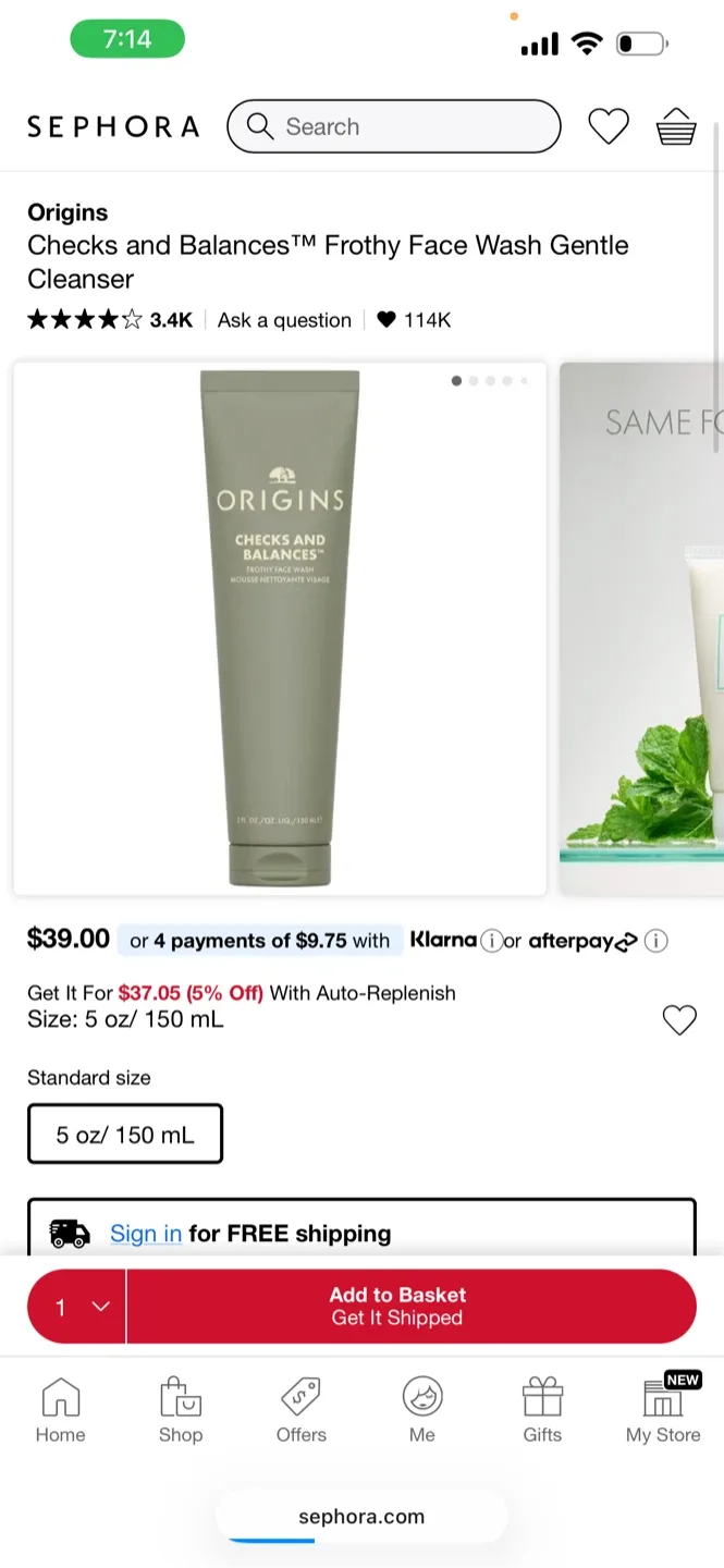Origins Checks and Balances Frothy Face Wash image indicator(3)