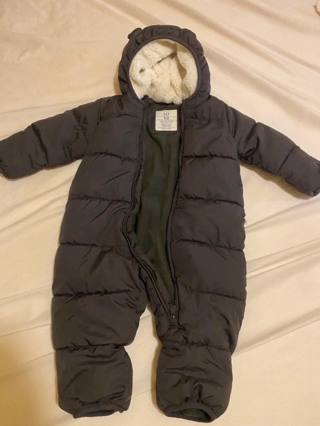 GAP Baby Bear Hooded Romper winter jacket