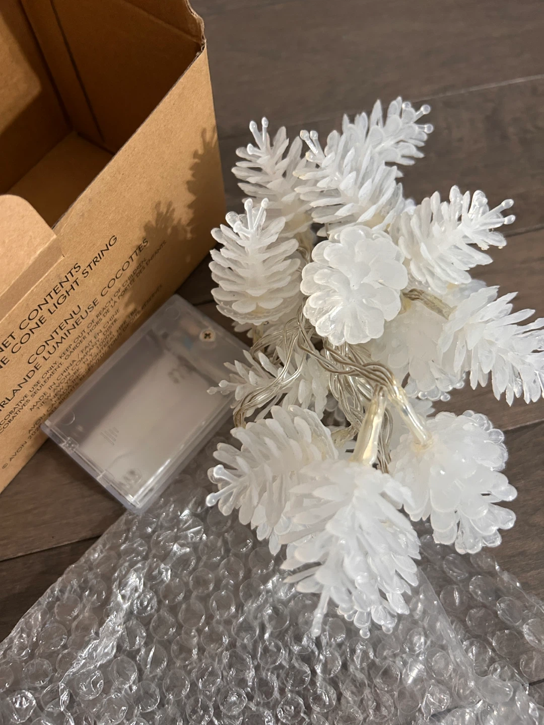 Avon Pine Cone Light String - New in Box - photo 5