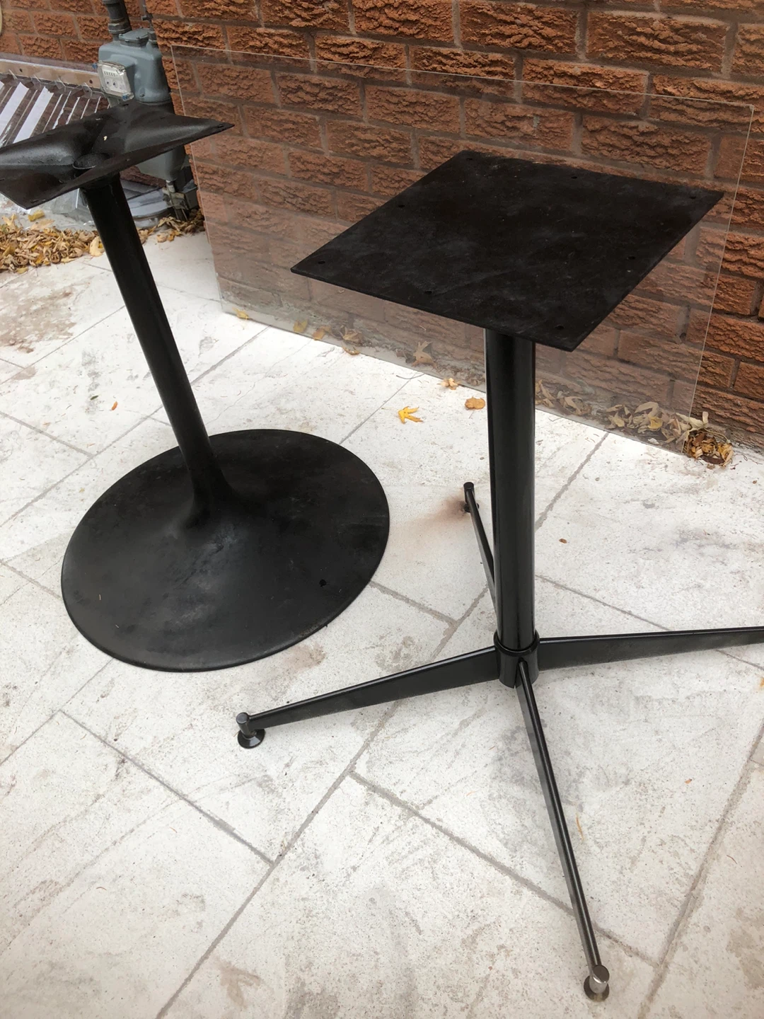 Black Table Base - Round & Square
