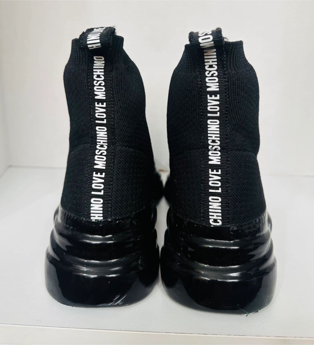 Love Moschino Black Sock Sneakers - photo 5
