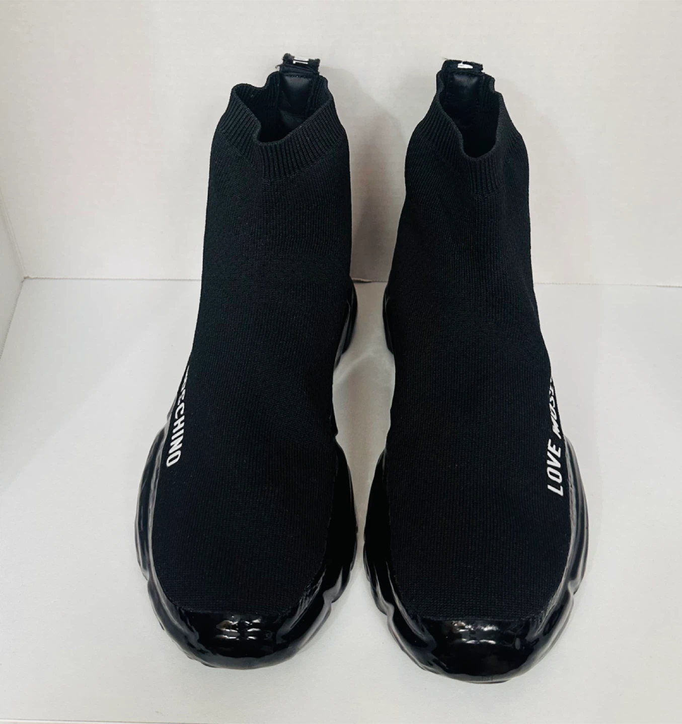 Love Moschino Black Sock Sneakers - photo 4