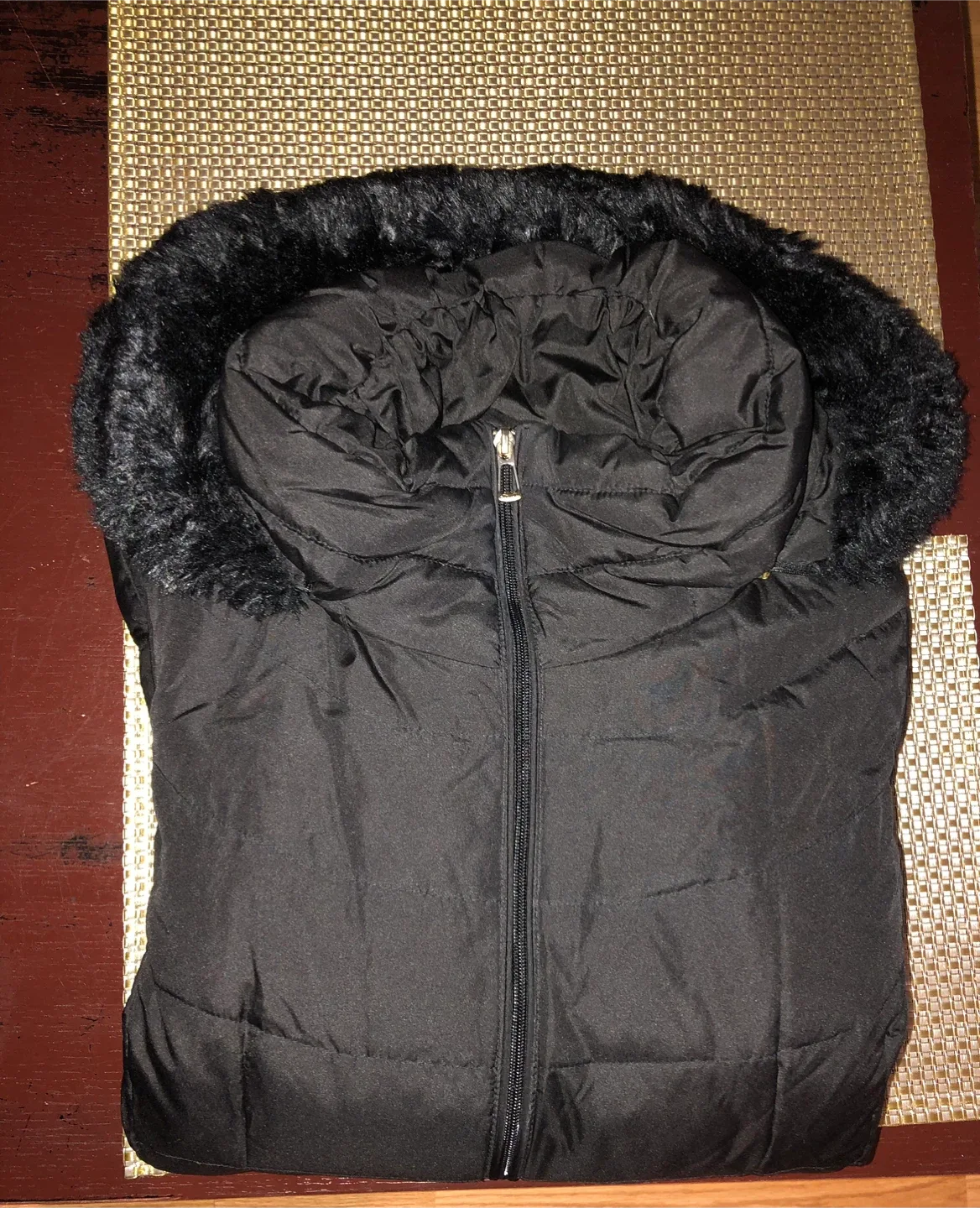Calvin Klein adult Black Puffer Jacket - Size M image indicator(4)