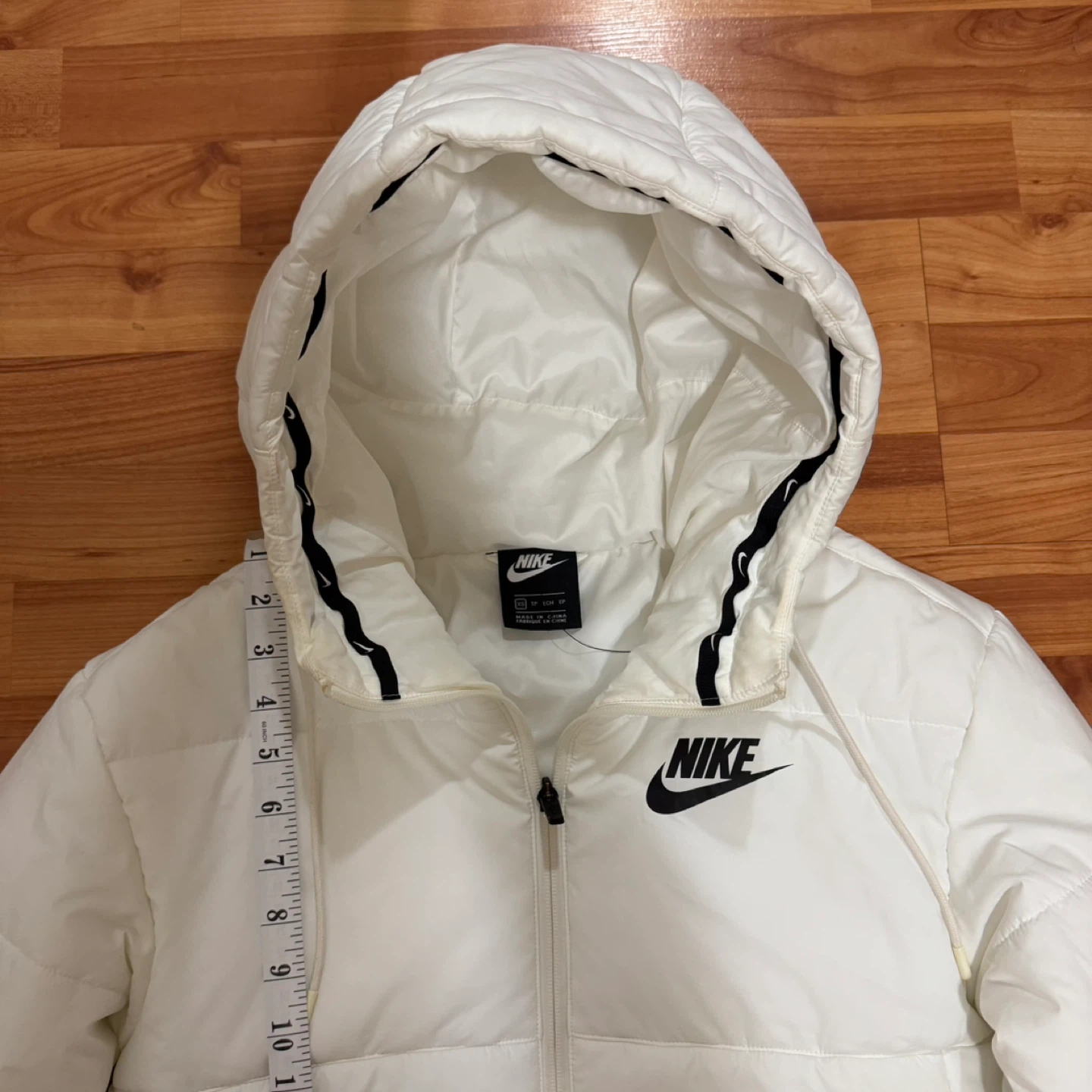 Nike White Puffer Jacket