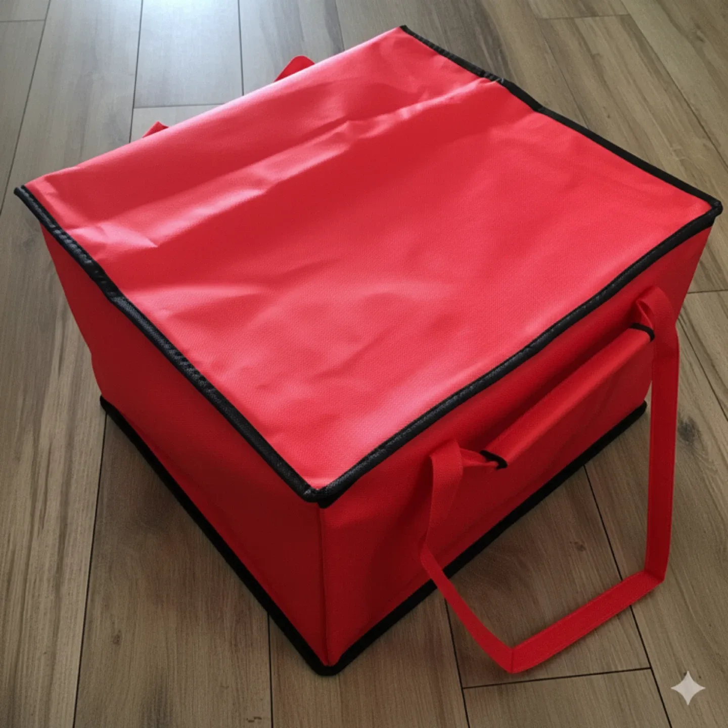 Red Insulated Food Delivery Bag