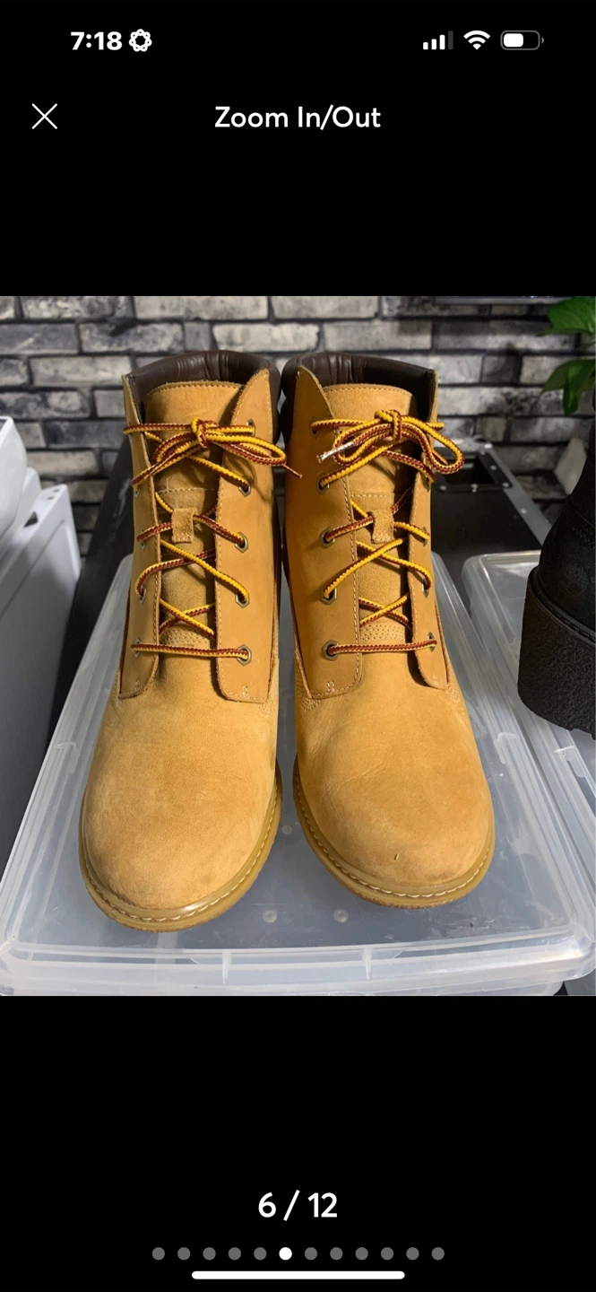 Timberland Wedge Boots - Tan & Black - photo 5