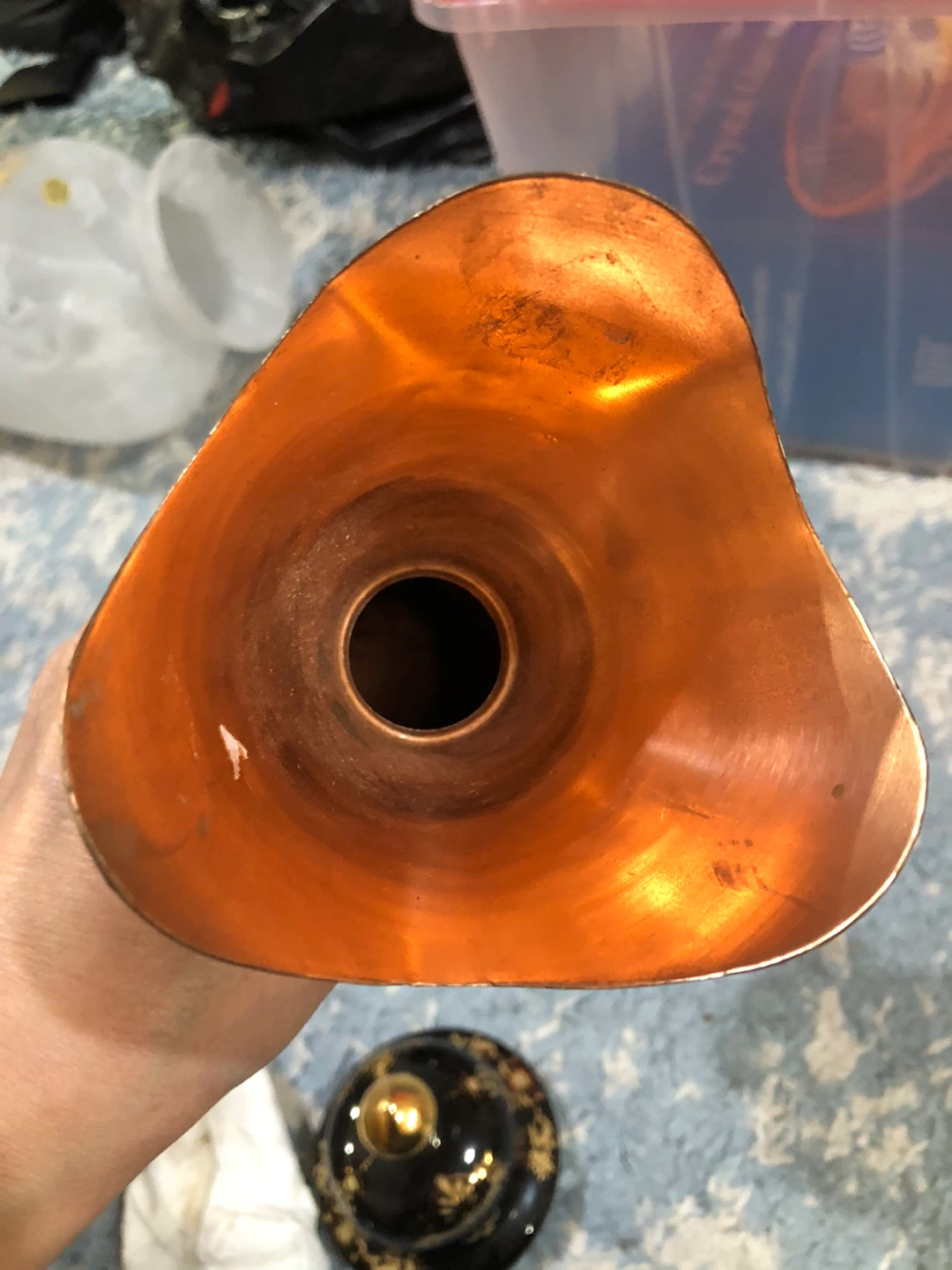 Vintage Turkish Copper Vase - photo 4