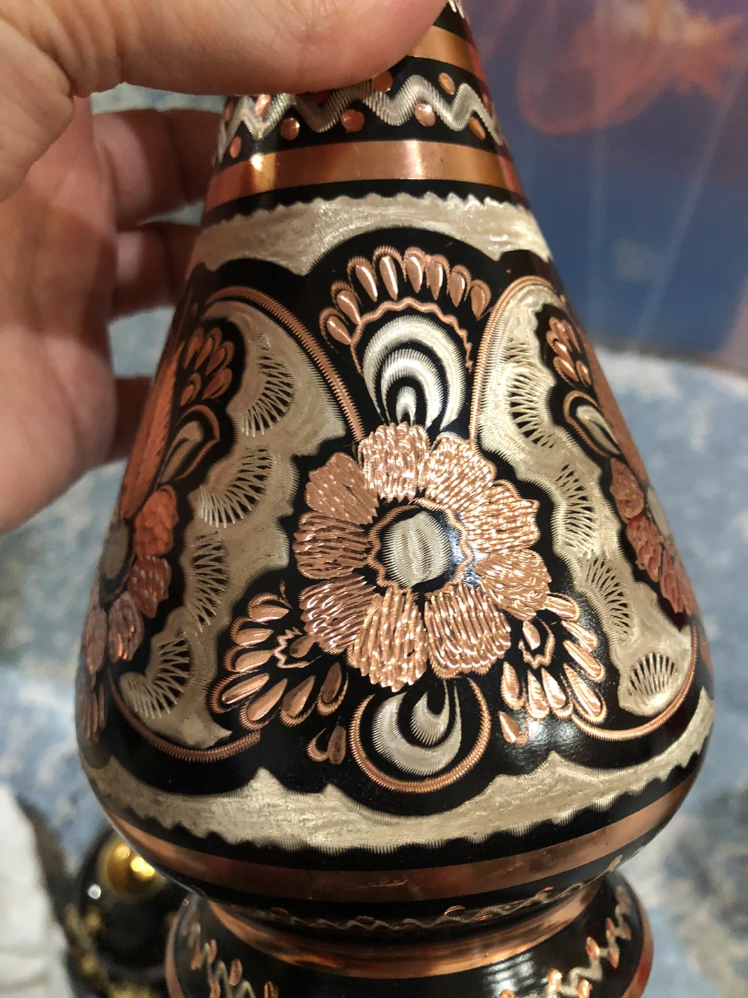Vintage Turkish Copper Vase - photo 3