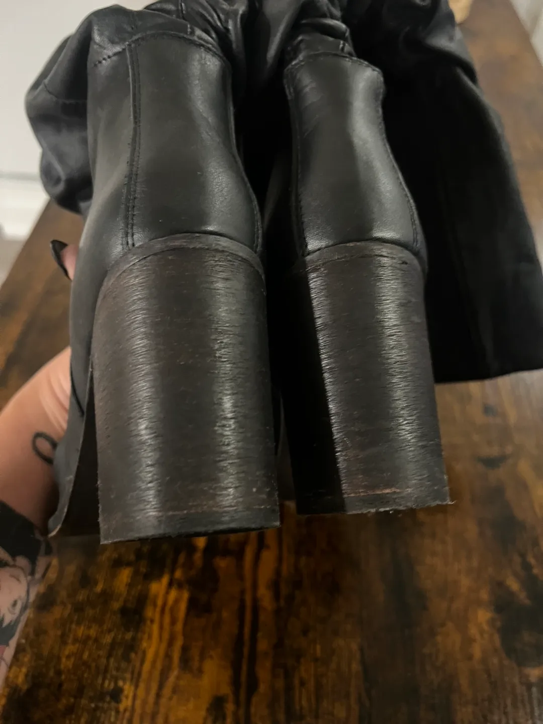 Free People Ellee Tall Slouch Boots - Size 38 image indicator(6)