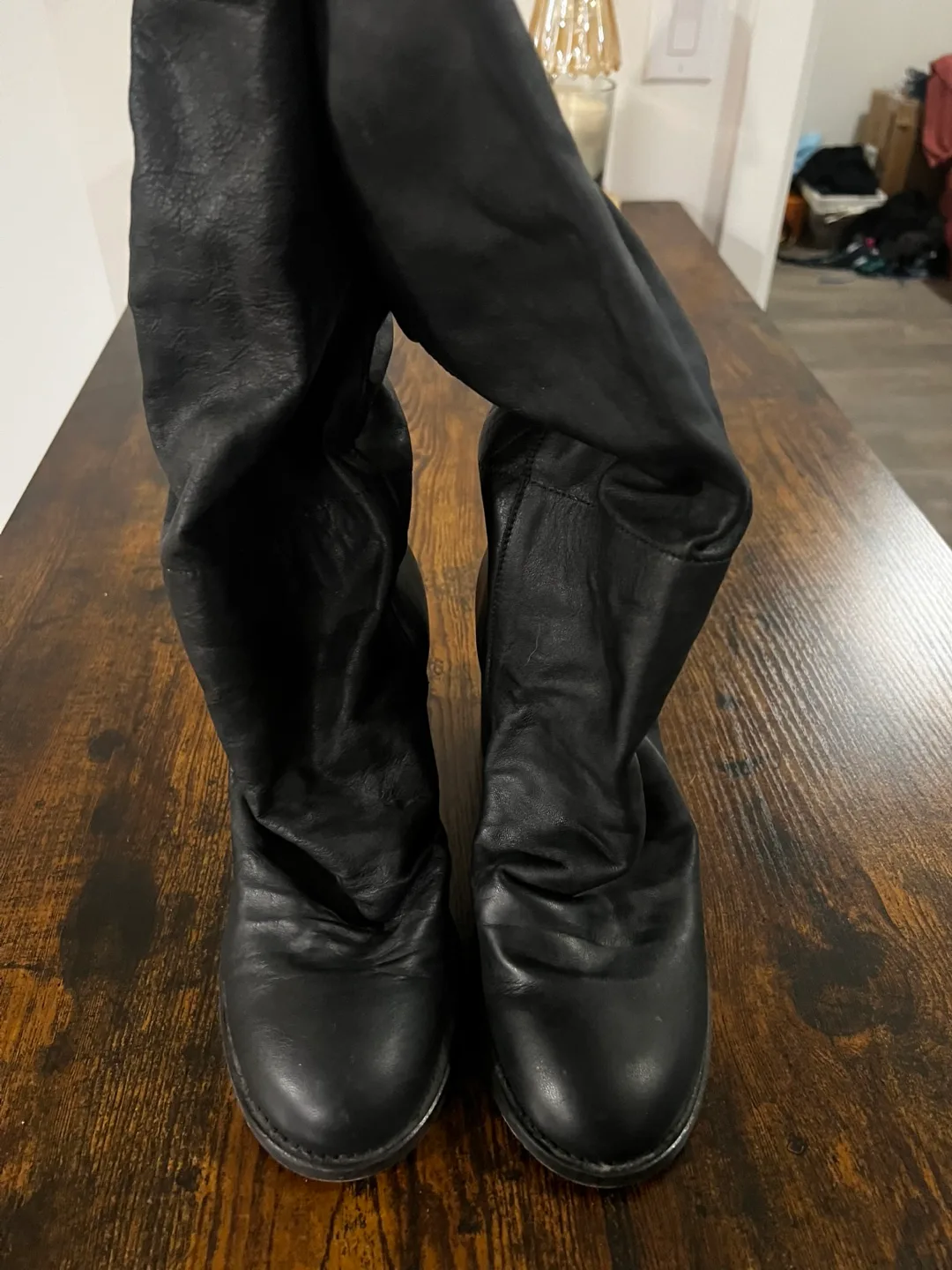 Free People Ellee Tall Slouch Boots - Size 38 image indicator(4)