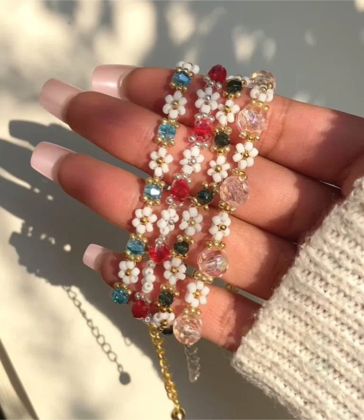 Blue Aquamarine Gem Bracelet — Christmas Gifts / Gift Ideas image indicator(3)