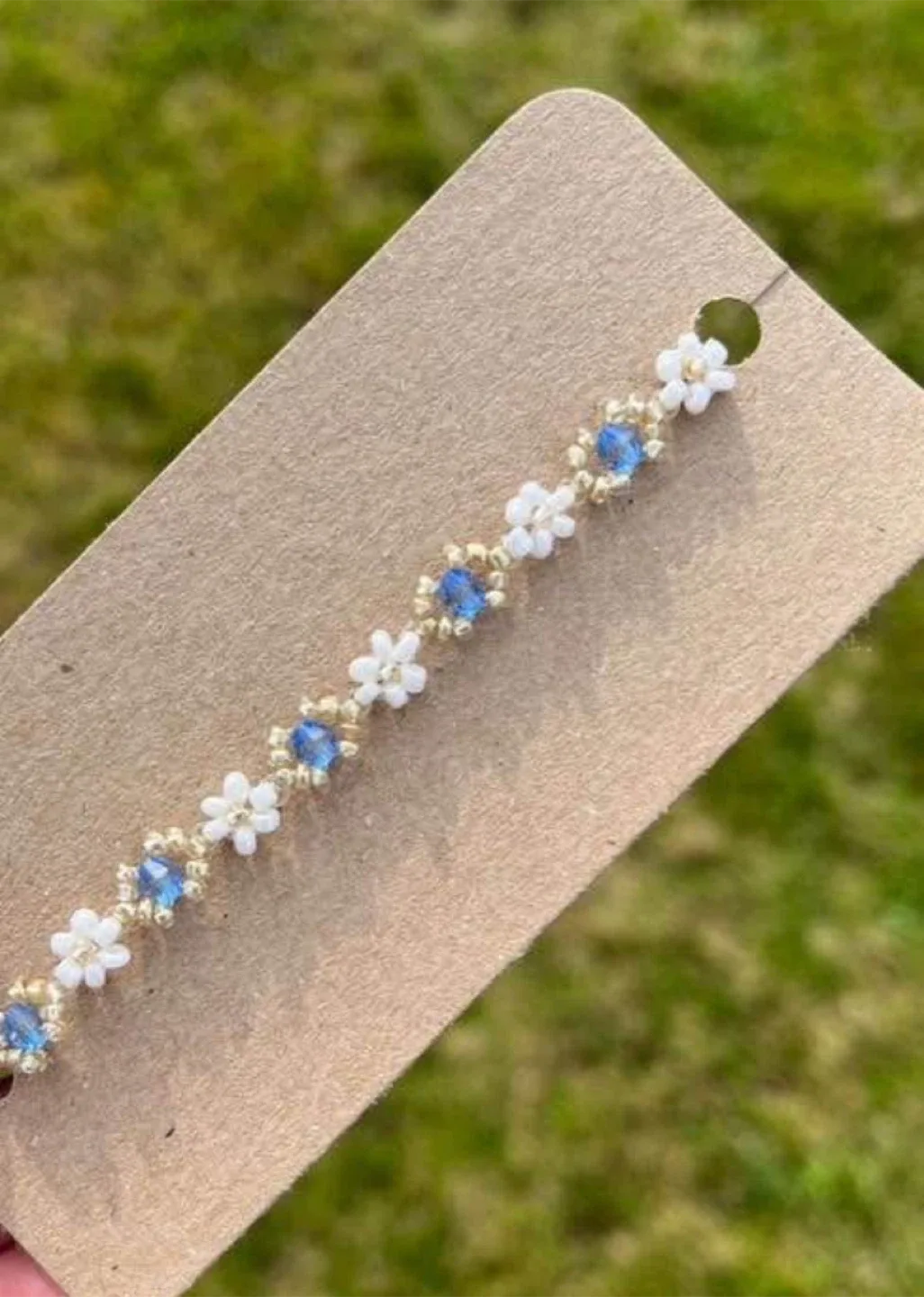 Blue Aquamarine Gem Bracelet — Christmas Gifts / Gift Ideas image indicator(2)