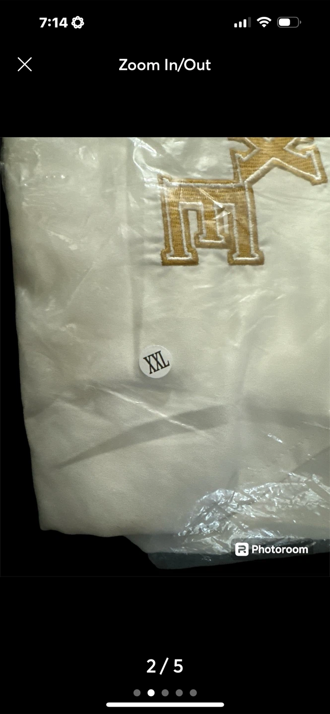 BelAire Rare Luxe White Bomber Jacket XXL - photo 3