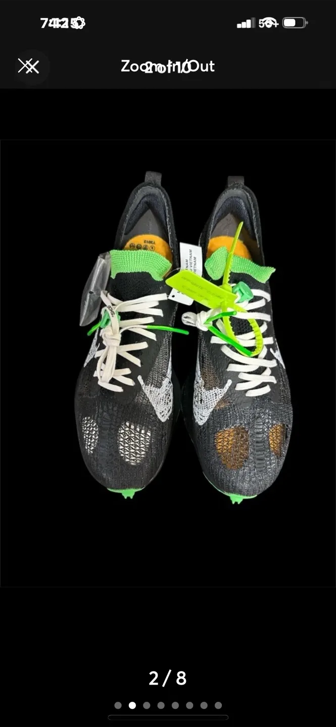 Nike x Off-White Air Zoom Tempo NEXT% Black/White thumbnail