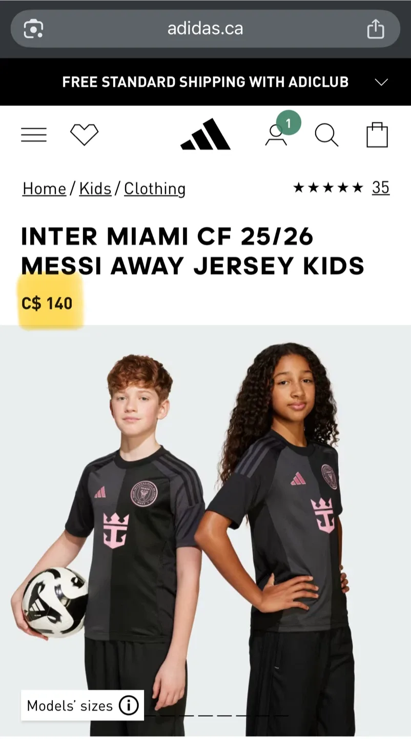 INTER MIAMI CF 25/26 MESSI AWAY JERSEY KIDS image indicator(8)