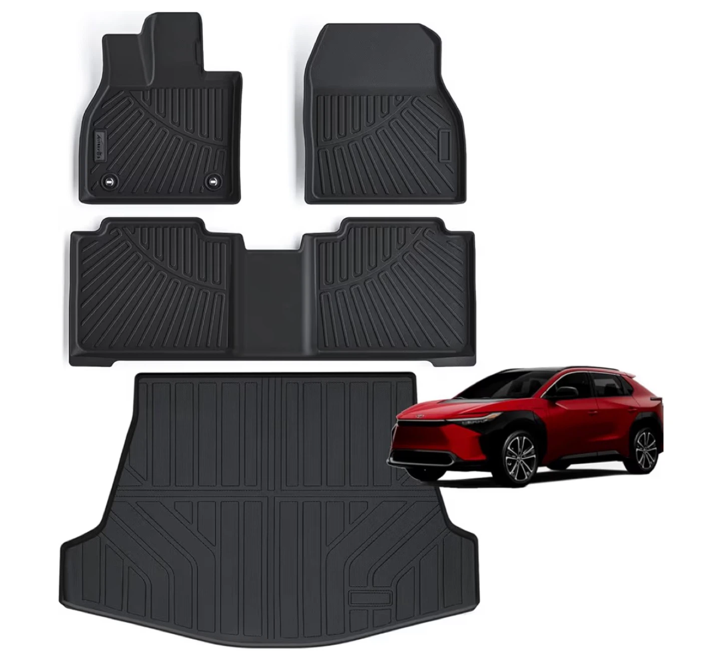 2023-2025 Toyota BZ4X Premium Floor Mats + Cargo Liner