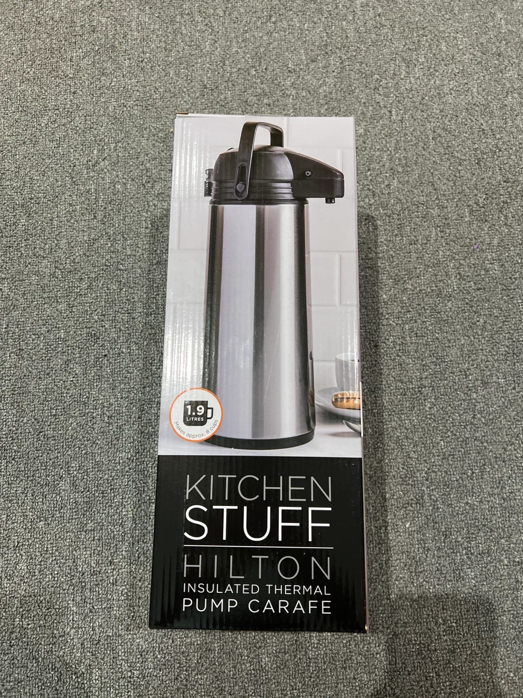 Kitchen Stuff Hilton Insulated Thermal Pump Carafe - NEW!