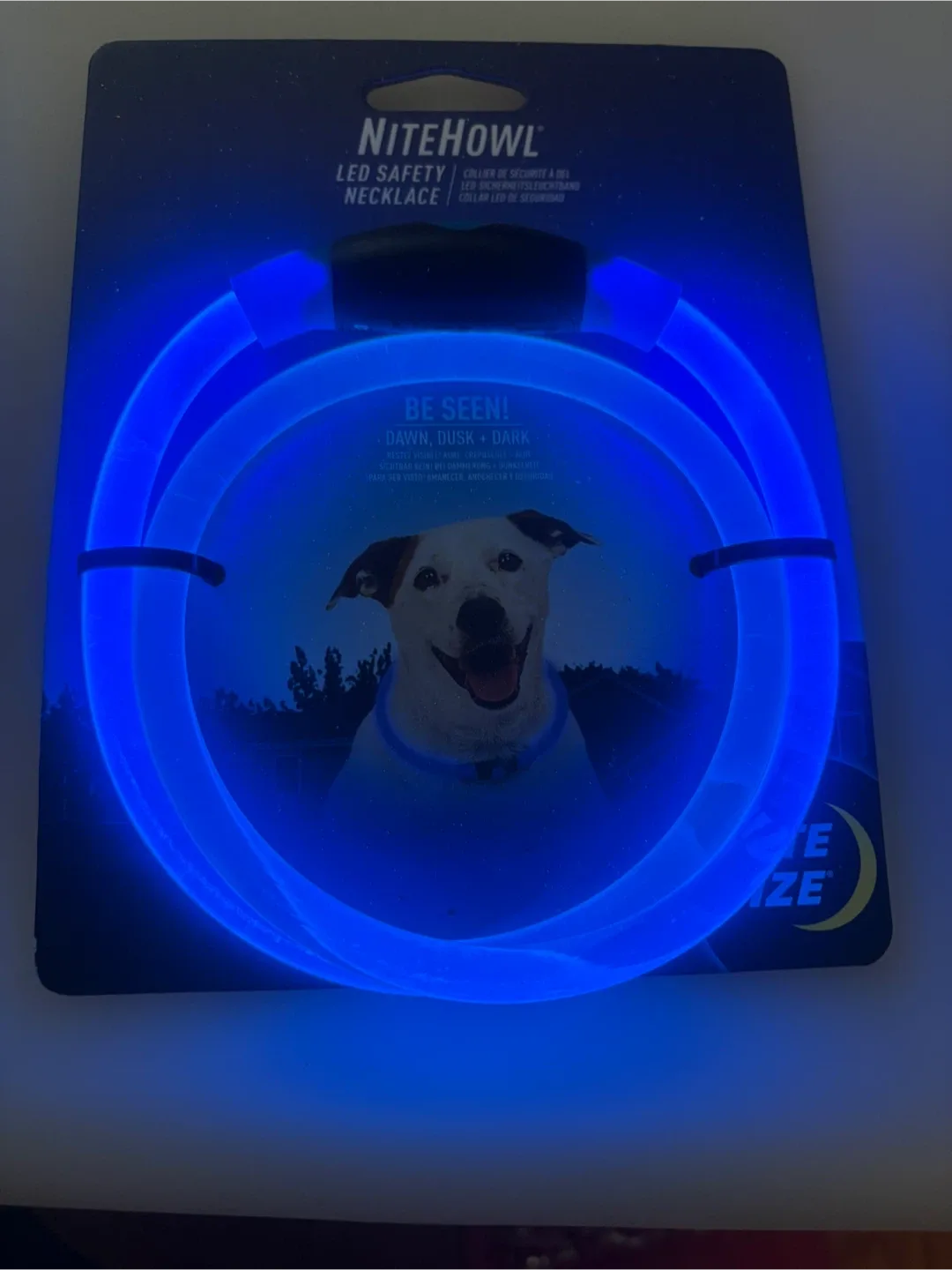 NiteHowl LED Safety Necklace for Dogs