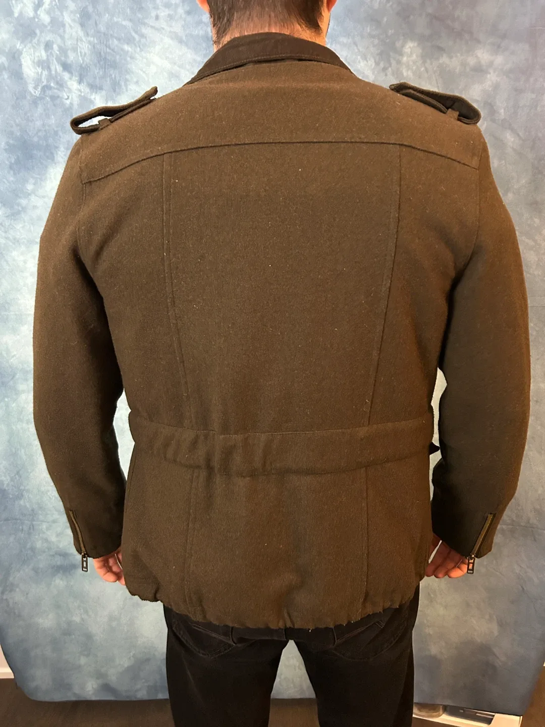 Men's Wool Blend Jacket, Size M image indicator(4)