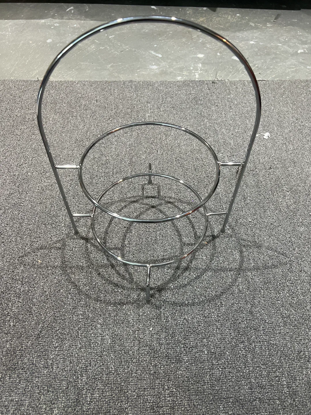 Chrome Metal Plate Rack