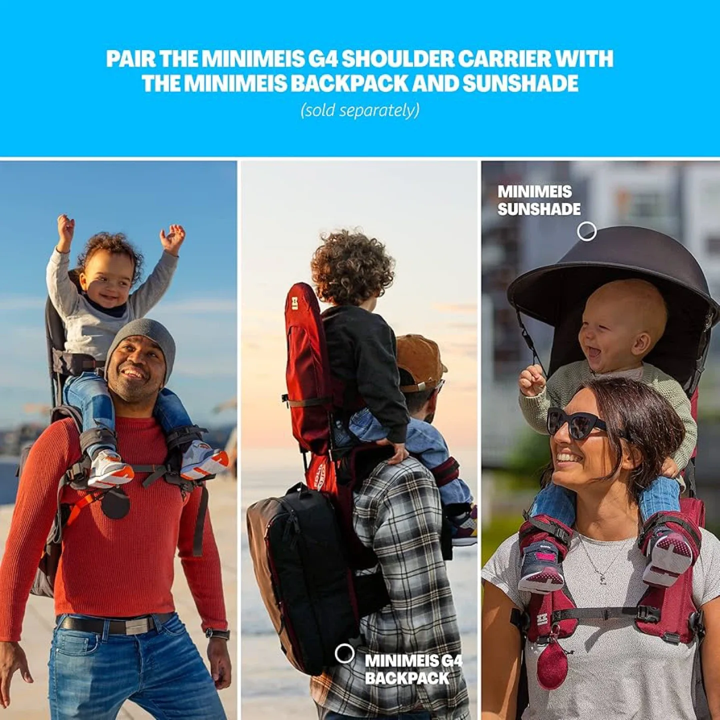 MiniMeis G4 Shoulder Baby Carrier - Navy image indicator(7)