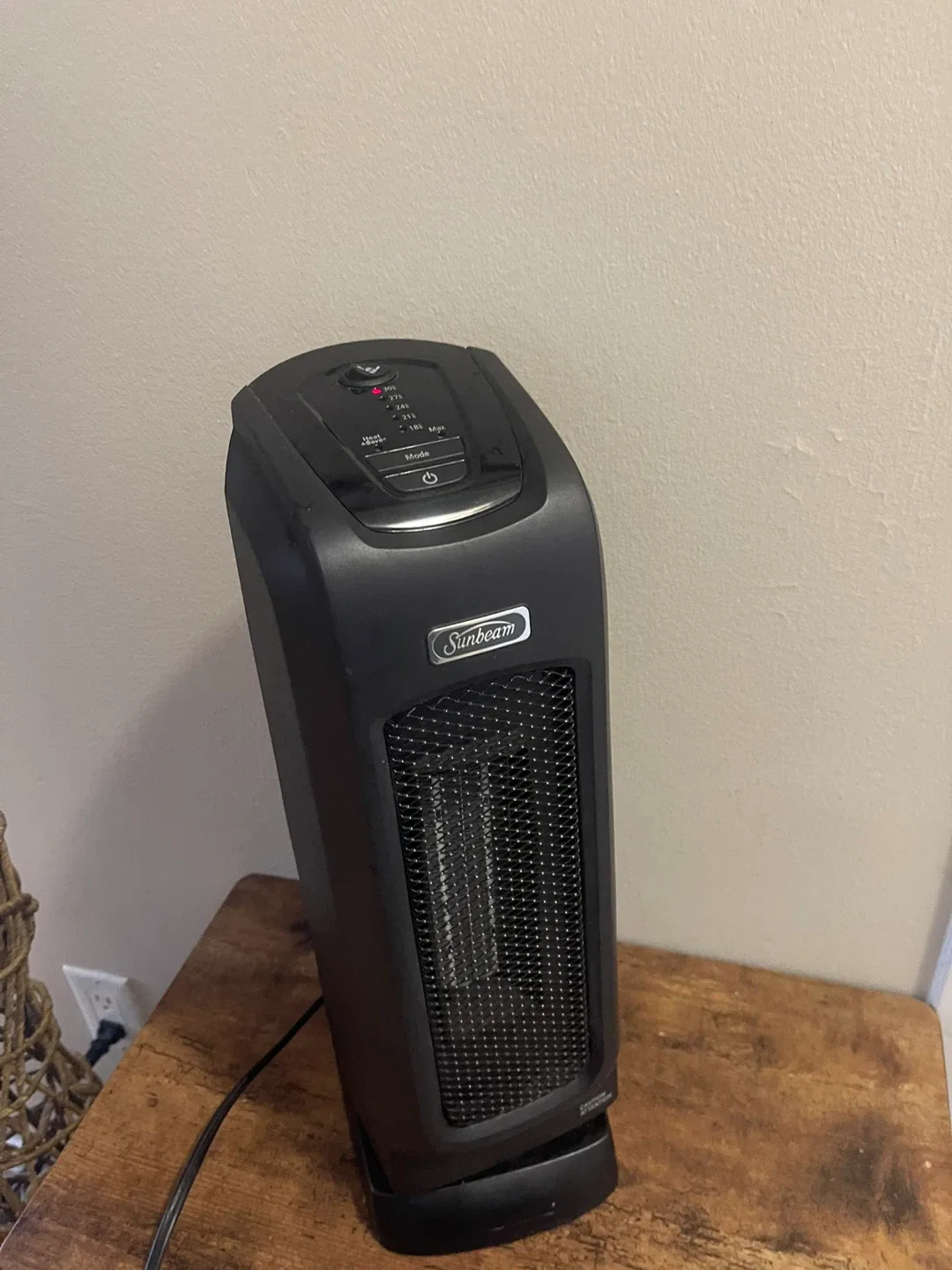 Sunbeam Black Space Heater image indicator(4)