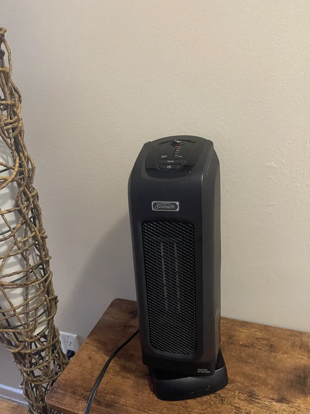 Sunbeam Black Space Heater image indicator(3)