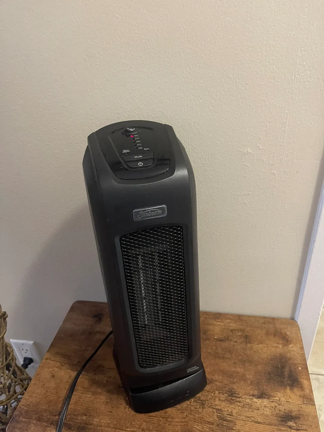 Sunbeam Black Space Heater image indicator(2)