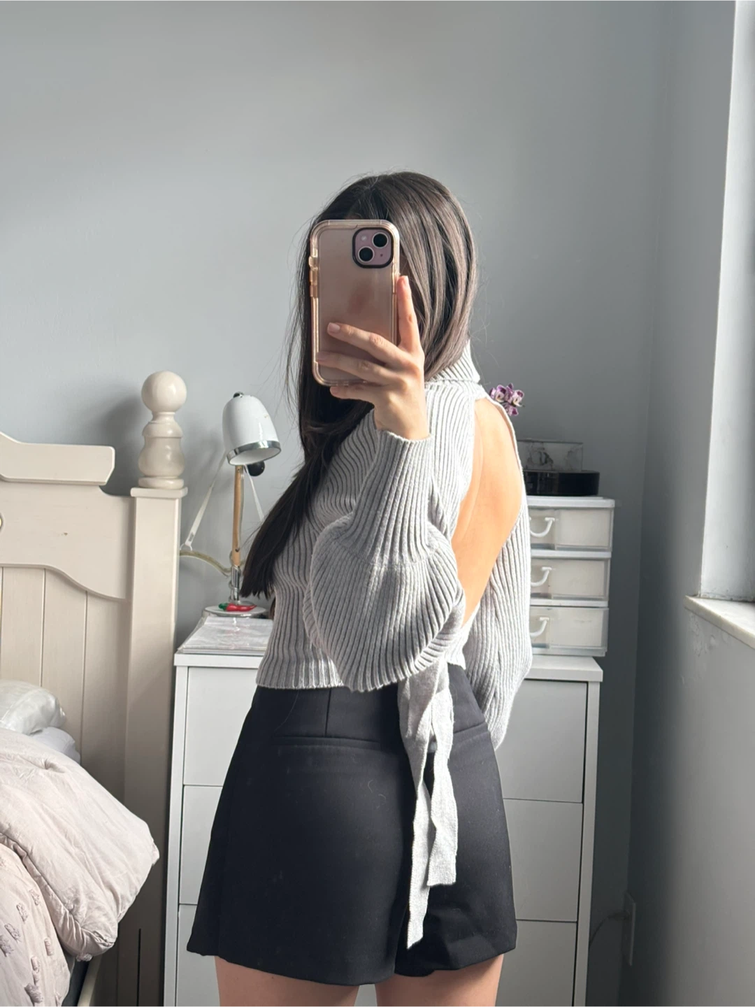 Princess Polly | Open back turtleneck sweater - XS/S - photo 2