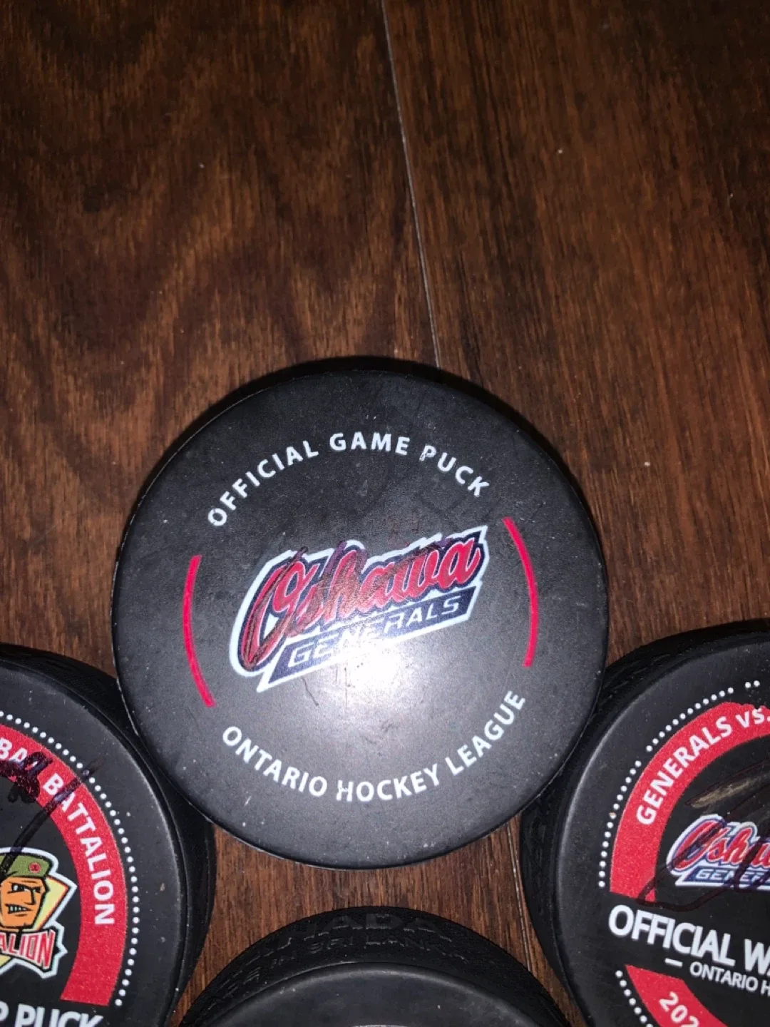 Oshawa Generals Hockey Pucks - OHL image indicator(4)