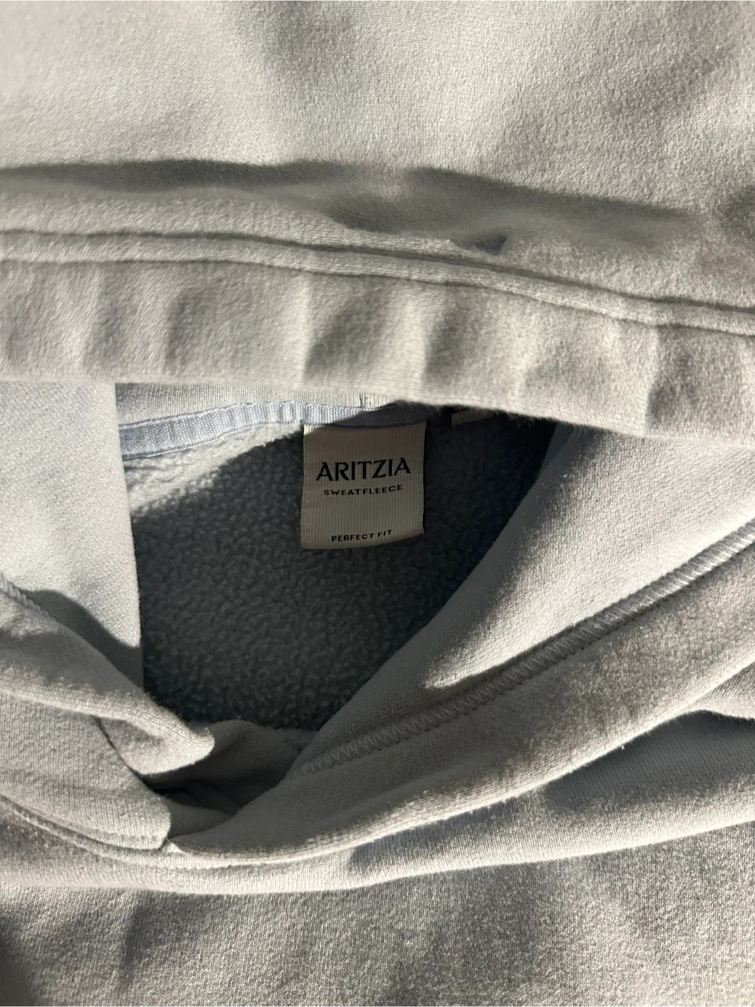 Aritzia Sweatfleece Perfect Fit Hoodie - Blue image indicator(2)