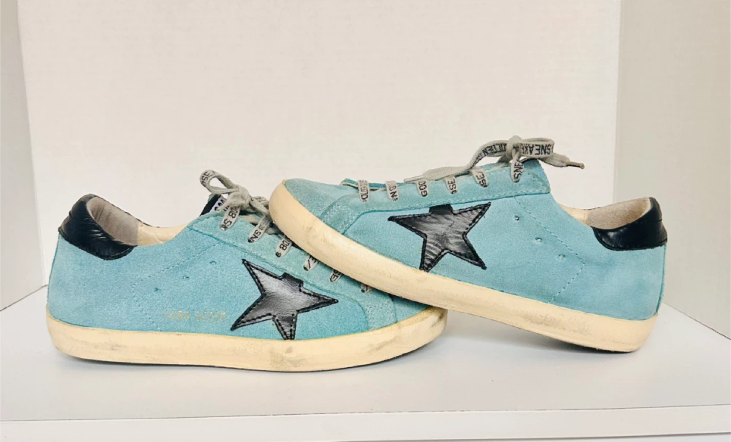 Golden Goose Superstar Sneakers - Blue, Size 37 - photo 3