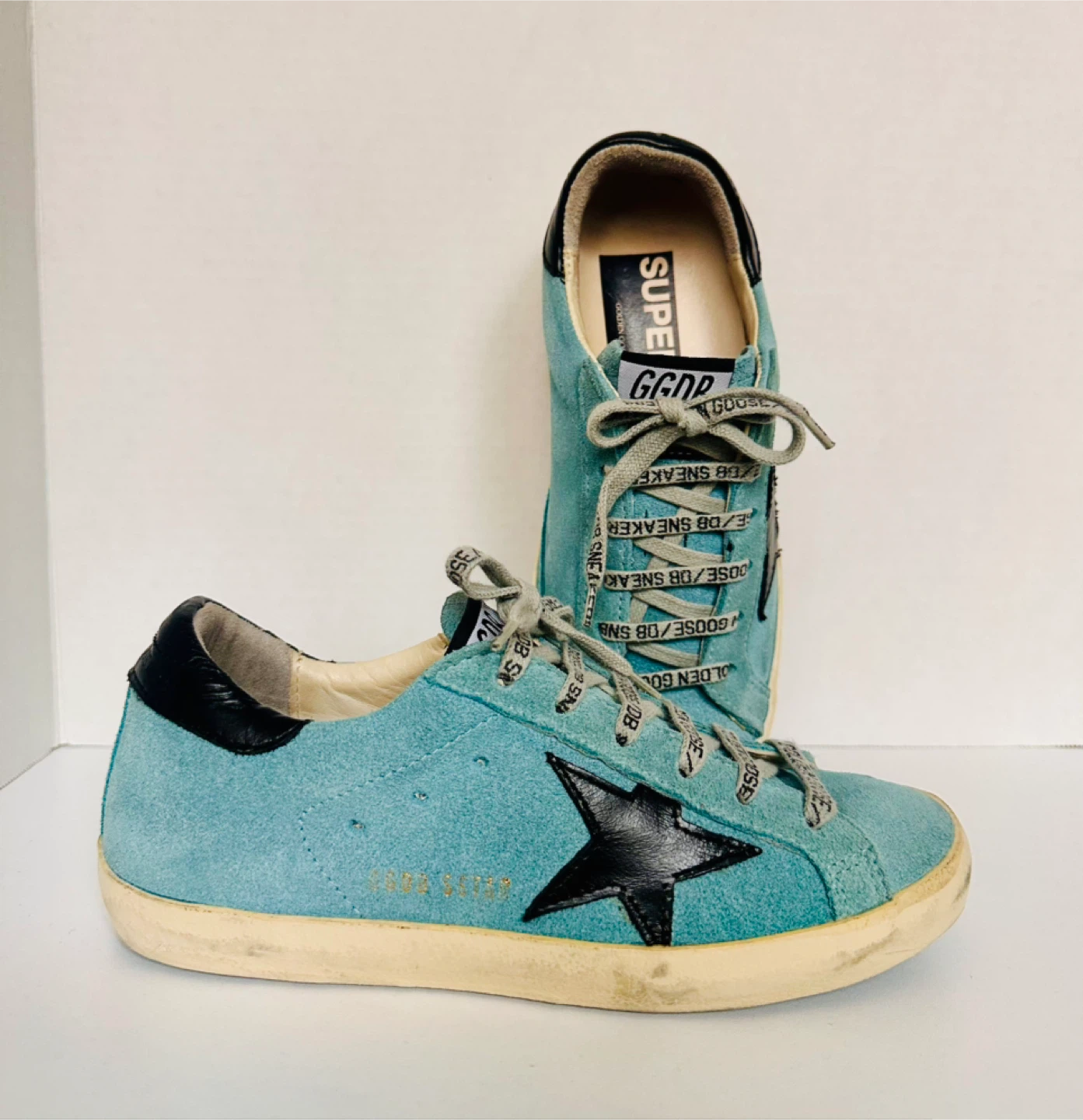 Golden Goose Superstar Sneakers - Blue, Size 37 - photo 2